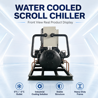 Refroidisseur d'eau industriel de type refroidi par eau 5-50RT avec système de refroidissement par compresseur scroll pour usine de fabrication