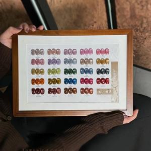 1 jeu de vernis à ongles en gel UV 24 couleurs, y compris rouge et porcelaine blanche petite ampoule œil de chat perles de verre style <span class=keywords><strong>français</strong></span> pour Nail Shop - Product Image 2