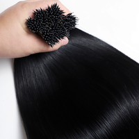Extensions capillaires en kératine à micro-anneaux, double épaisseur, cheveux humains vierges naturels russes bruts, vente en gros d'usine pour salons