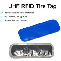 Impinj UHF RFID Patch Tag Pelacak Ban Kendaraan Tahan Suhu Tinggi Mini Tag T5577 EM4305 Pembayaran Hotel 860-960MHz
