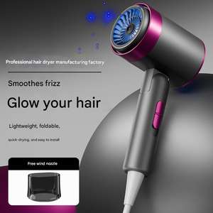 Secador de pelo profesional de 2400W al por mayor, secador de pelo de salón ligero de iones negativos, 3 Ajustes de calor de alta velocidad para hoteles - Product Image 2