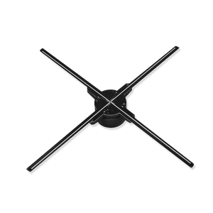 高解像度3Dホログラフィック透明LEDファン65cmサイズ広告ディスプレイ屋内展示 - Product Image 1