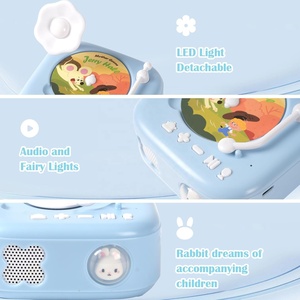 Tocadiscos para niños Tocadiscos de música Juguetes educativos de aprendizaje para niños y niñas con tarjetas de 60 piezas - Product Image 2