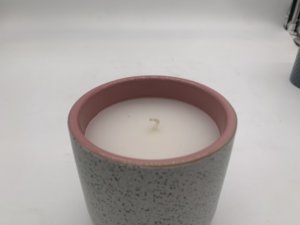 Décoration d'intérieur moderne faite à la main, aromathérapie en plein air, <span class=keywords><strong>bougie</strong></span> en cire <span class=keywords><strong>de</strong></span> soja dans un gobelet en céramique, <span class=keywords><strong>citronnelle</strong></span> - Product Image 2