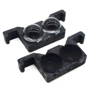 Moule à glaçons sphériques BHD Premium grand format 2,5 pouces, facile à démouler, sans BPA, bac à glaçons transparent, outil <span class=keywords><strong>pour</strong></span> glaçons sphériques <span class=keywords><strong>pour</strong></span> <span class=keywords><strong>whisky</strong></span> - Product Image 3