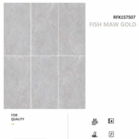 Carreaux de sol en porcelaine mate antidérapants aspect marbre gris 75x150cm, aspect brique, antibactériens, 10mm, pour supermarché et salle de bain