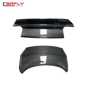 <span class=keywords><strong>Coffre</strong></span> arrière de <span class=keywords><strong>voiture</strong></span> en fibre de carbone AC Style Trunklid avec queue de canard pour Ford Mustang GT 2015 + - Product Image 4