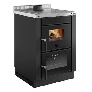 Cocina de leña 6kW VICENZA 16 Nean Antracite 4 estufas (60x60x85cm) - Product Image 1