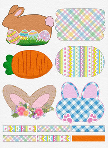 Carino per capelli a forma <span class=keywords><strong>di</strong></span> fiocco stampato in ecopelle per telefono borsa da divano-coniglio uovo <span class=keywords><strong>di</strong></span> pasqua in pelle sintetica - Product Image 6