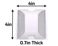 Borne de signalisation routière en plastique ABS / Marqueur de chaussée surélevé (yeux de chat) réfléchissant prismatique haute intensité double face, capacité de charge 20t