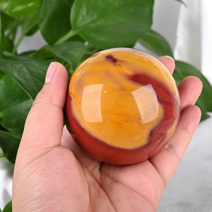 Healing <b>Crystal</b> Sphere Wholesale Natural Gemstone Bright Mookaite Jasper <b>Ball</b> Sphere for Decoration - Product Image 6