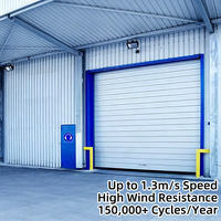 Porte spirale haute vitesse, durable, à isolation thermique, sur mesure, de qualité supérieure, pour atelier industriel