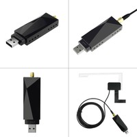 Antenne de voiture DAB/DAB+ avec adaptateur USB, câble coaxial de 3 m, compatible universellement avec les autoradios Android, GPS, lecteurs stéréo numériques en Europe