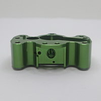 Precise Alignment CNC Machining OEM Aluminum Milling Drilling Auto Parts Green Anodize Sandblast Precise Tolerance Custom Parts