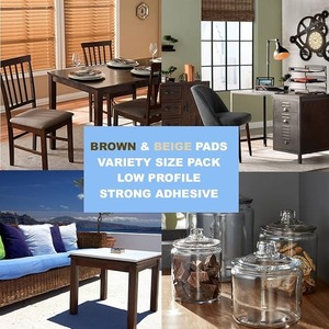 Patins de protection en <span class=keywords><strong>feutre</strong></span> autocollants personnalisés pour meubles et chaises, glisseurs en <span class=keywords><strong>feutre</strong></span> pour sols - Product Image 4