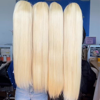 Perruque complète sans colle en cheveux indiens vierges, cuticules alignées, transparente HD, densité 220%, longue, teinte 613