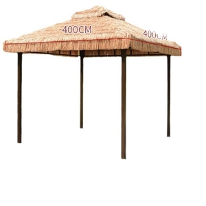 Pavillon, Cour extérieure, Parasol, Tente de ferme, Abri en chaume, Hébergement familial, Paille artificielle, Loisirs, Pluie - Product Image 5