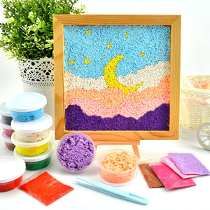 3D sevimli karikatür doku DIY çizim oyuncaklar kiti hamuru boyama ve çocuklar ve öğrenciler için kağıt boyama için malzeme - Product Image 4