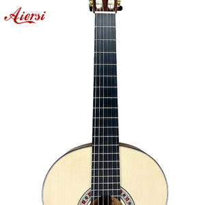 Guitarra Flamenca Aiersi, Acabado Brillante, Hecha a Mano, Tapa de Abeto Macizo, Fondo de Ciprés, Guitarra Clásica Española <span class=keywords><strong>Vintage</strong></span> para Profesionales - Product Image 5