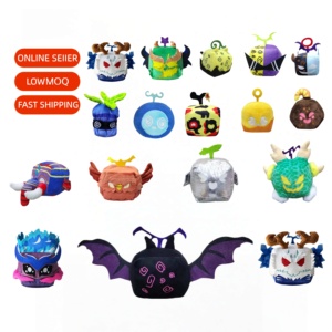 Juguete <span class=keywords><strong>de</strong></span> fruta del diablo transfronterizo Bloxfruits juego periférico súper suave oso <span class=keywords><strong>de</strong></span> peluche muñeca PP algodón relleno malla forro alivio del estrés - Product Image 1
