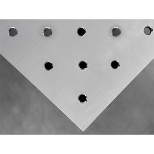Banco de soldadura SteelPlus INOX GPPH 1,5x1,48 m, 12mm de espesor, 16mm agujeros, rejilla diagonal - Product Image 4