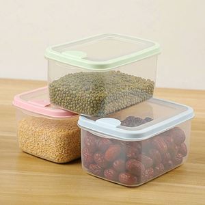 3Pcs Set Haute Pénétration Pp Plastique Bac Transparent De Stockage De Qualité Alimentaire Boîte Scellée Réfrigérateur Bac À Légumes En Gros - Product Image 2