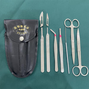 Juego de disección biológica de siete piezas de acero inoxidable, kit de herramientas de tijeras y cizallas para equipos experimentales e instrumentos de enseñanza - Product Image 4