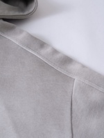 Sweat à capuche homme personnalisé avec logo, style décontracté et épaules tombantes, tendance automne, marque américaine, effet vieilli et usé