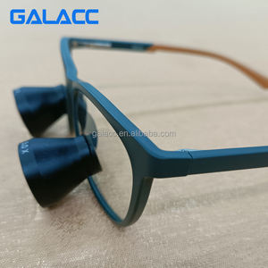 Lenti ad lenti dentarie montatura metallica attraverso la lente odontoiatrica medica chirurgica strumenti odontoiatria lente di ingrandimento binoculare - Product Image 3