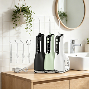 Irrigador Bucal Eléctrico Inalámbrico, 5 Modos, 330 ml, Recargable, Personalización Disponible - Product Image 1