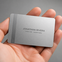 Kartu Nama NFC Stainless Steel Custom, Cetak Letterpress, Ukiran Laser, Hadiah Perusahaan Mewah, Personalisasi Digital Pintar