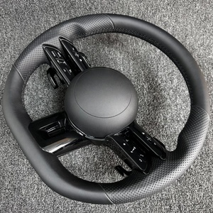 Volant de voiture pour Mercedes Benz a E S C G Class W205 W204 W212 W211 W213 W218 E300 Volant en cuir perforé - Product Image 5