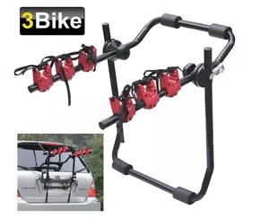 Reizen Fiets Opslag Universele Suv Carrier Gemonteerd Auto 3 Ruimtes Bike Car Rear Rack Carrier Voor Auto