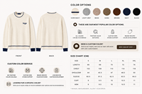 Suéter Tejido Personalizado con Logotipo, Ropa de Punto de Moda 100% Algodón, ODM y OEM, Costura en Contraste, Suéter Casual Holgado de Cuello Redondo para Hombre