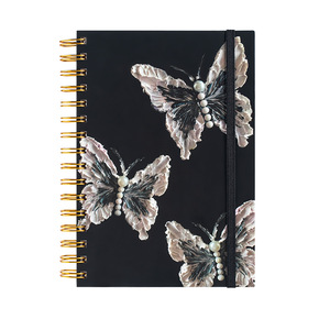 Carnet à spirale transfrontalier A5 de haute qualité, carnet à couverture rigide à feuilles mobiles, carnet de notes ligné horizontal, journal épaissi, cadeau - Product Image 5
