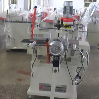 Machine de perçage et de copie à trois trous, équipement de traitement des rainures de serrures de fenêtres en aluminium et des rainures d'évacuation de l'eau