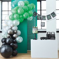 Arche de ballons de football, guirlande de ballons, cadre de ballons pour la décoration de fête