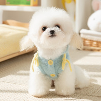 Pull pour chien avec capuche Vêtements d'hiver chauds pour petits chats de race moyenne, peluche confortable Teddy Puppy Tricots Tenue de Noël