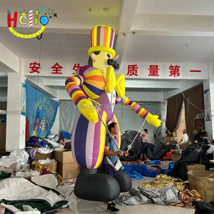 Halloween Festival Parada Décoration Marche Gonflable Clown Costume Gonflable Clown Marionnette - Product Image 2