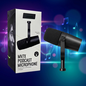 Micrófono Dinámico de Estudio <span class=keywords><strong>MV7</strong></span>, Omnidireccional, con Cancelación de Ruido, USB XLR, Cableado, Profesional, para Ordenador, para Streaming - Product Image 2