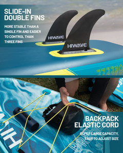 PF Dropshipping Paddle Board 2 Person Stand up Paddleboard Hot Selling Long Soft <b>Inflatable</b> Sup With Fins HW01 Construct - Product Image 2