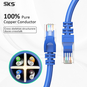 <span class=keywords><strong>Cable</strong></span> Ethernet Cat6 Azul, 1000Mbps, UTP, RJ45, <span class=keywords><strong>Cable</strong></span> de Conexión Gigabit <span class=keywords><strong>LAN</strong></span> de 1m, Certificado ROSH, para Router, PC, <span class=keywords><strong>PS4</strong></span> - Product Image 2