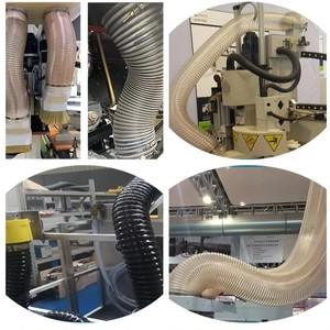 Qianrun Rubber Plastic Antistatic Vacuum Cleaner Hose Flexible Pu Steel Wire Transparent Ventilation Exhaust Pipe Grade - Product Image 4
