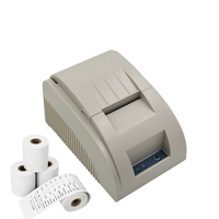 Meilleur prix - Imprimante thermique portable de bureau POS-5890D - Mini imprimante d'étiquettes - Imprimante sans encre Bluetooth - Machine d'impression de tickets et de factures