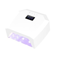 Lampe à ongles LED UV 48W à lumière rouge, machine de séchage professionnelle haute puissance pour manucure, séchage rapide du gel, outil de salon de manucure