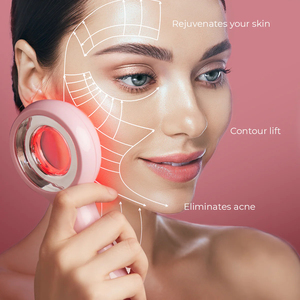 Dispositivo de Belleza Facial LED Portátil Kaiyan con Enchufe Estadounidense, 12 LED Triples con Longitudes de Onda de 630nm/880nm/415nm para Combatir el Acné y el Envejecimiento - Product Image 5