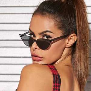 Gafas de sol Retro de gelatina transparente para mujer, anteojos de sol a la moda, con personalidad, estilo ojo de gato, para fiestas y Tiro callejero, nuevas - Product Image 1