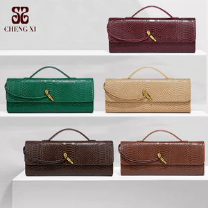 Vendita Diretta dalla Fabbrica, <span class=keywords><strong>Borsa</strong></span> da Donna <span class=keywords><strong>a</strong></span> Righe in Pietra, Stile Orizzontale, <span class=keywords><strong>Borsa</strong></span> <span class=keywords><strong>a</strong></span> <span class=keywords><strong>Tracolla</strong></span> Premium per Serate Eleganti - Product Image 2