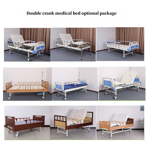 Cama <span class=keywords><strong>de</strong></span> <span class=keywords><strong>Hospital</strong></span> Manual con Barandillas, 2 Funciones, Plegable, para Uso Médico o Hospitalario, con Dos Manivelas, Buen <span class=keywords><strong>Precio</strong></span> - Product Image 3