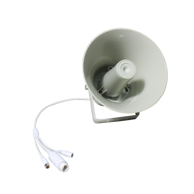 T IP67 Waterproof SIP Active Poe Horn Speaker With Built-in Amplifier 15W Outdoor Pa Horn Ip Speakers